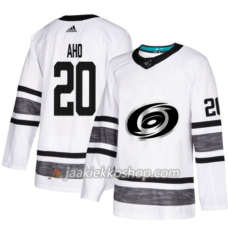 Miehille NHL Carolina Hurricanes Pelipaita Sebastian Aho 20 Valkoinen 2019 All-Star Adidas Authentic